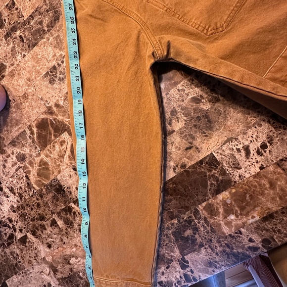 Madewell Men's Garment Dyed Canvas Chore Coat Amber Color Size Medium - Picture 8 of 10